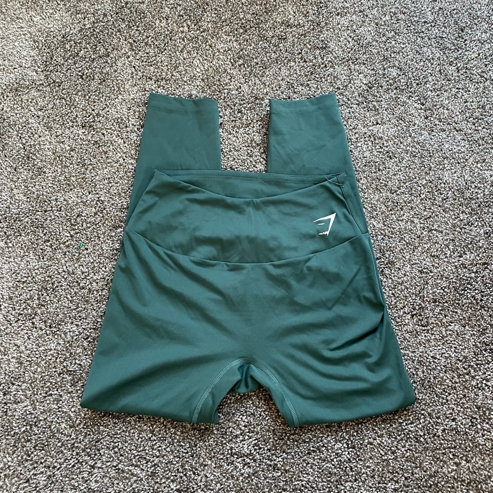 Green gymshark leggings